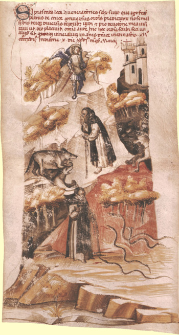 Рисунки Паломнического свитка. Ок. 1417-20.