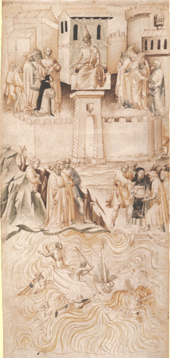 Рисунки Паломнического свитка. Ок. 1417-20.